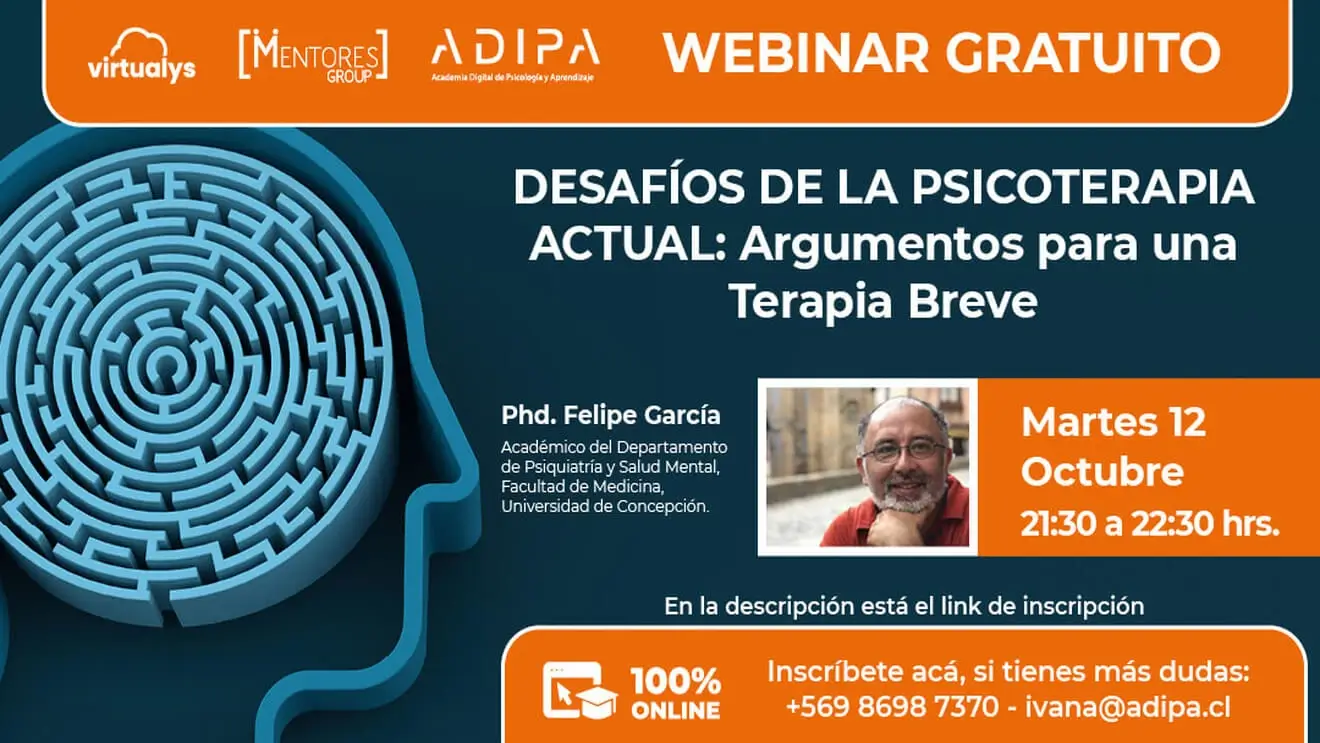 Imagen previa de Seminario: Desafíos de la psicoterapia actual: Argumentos para una Terapia Breve
