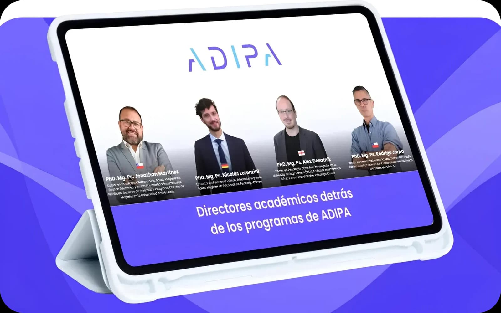 Clases dictadas por expertos