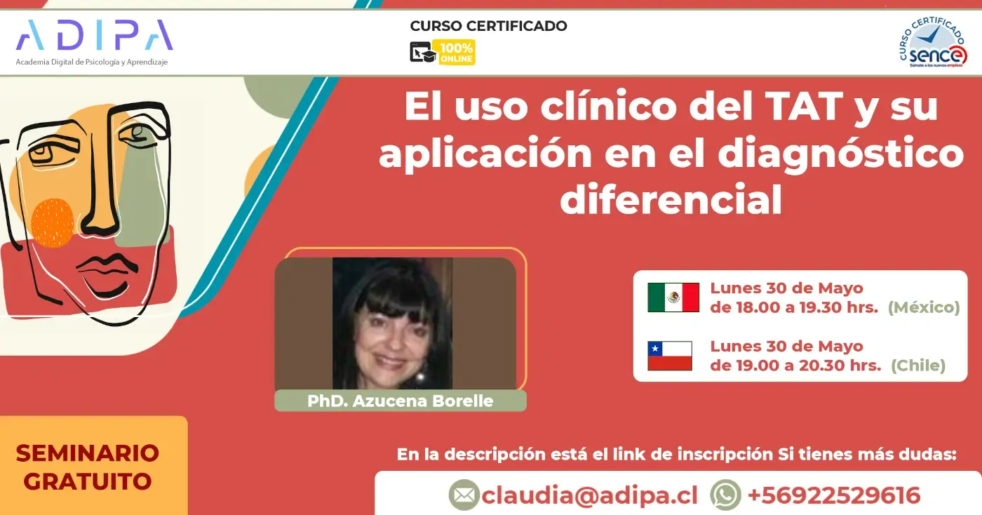 Seminario: El uso clínico del TAT y su aplicación en el diagnóstico diferencial - Adipa