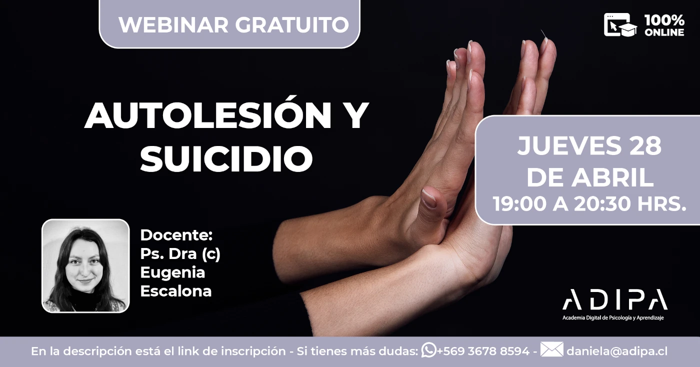 Autolesión y suicidio - Adipa