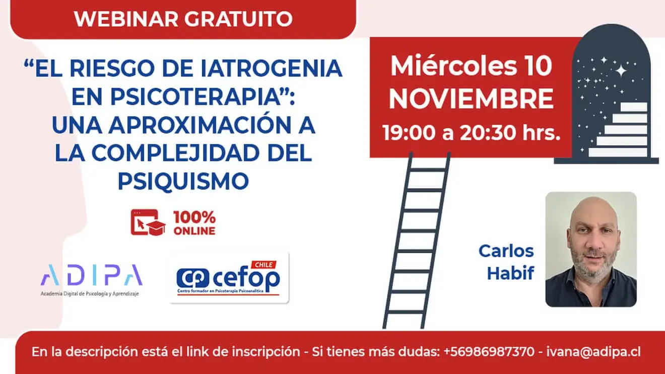 Seminario: El Riesgo de la iatrogenia en Psicoterapia: una aproximación a la complejidad del psiquismo