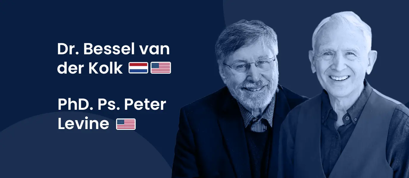 Sesión Magistral de Bessel van der Kolk y Peter Levine en Trauma Psicológico - Adipa