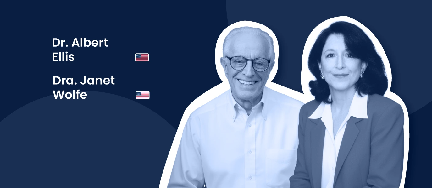 Sesión Magistral de Albert Ellis y Janet Wolfe en Terapia Racional Emotiva Conductual (REBT) - Adipa