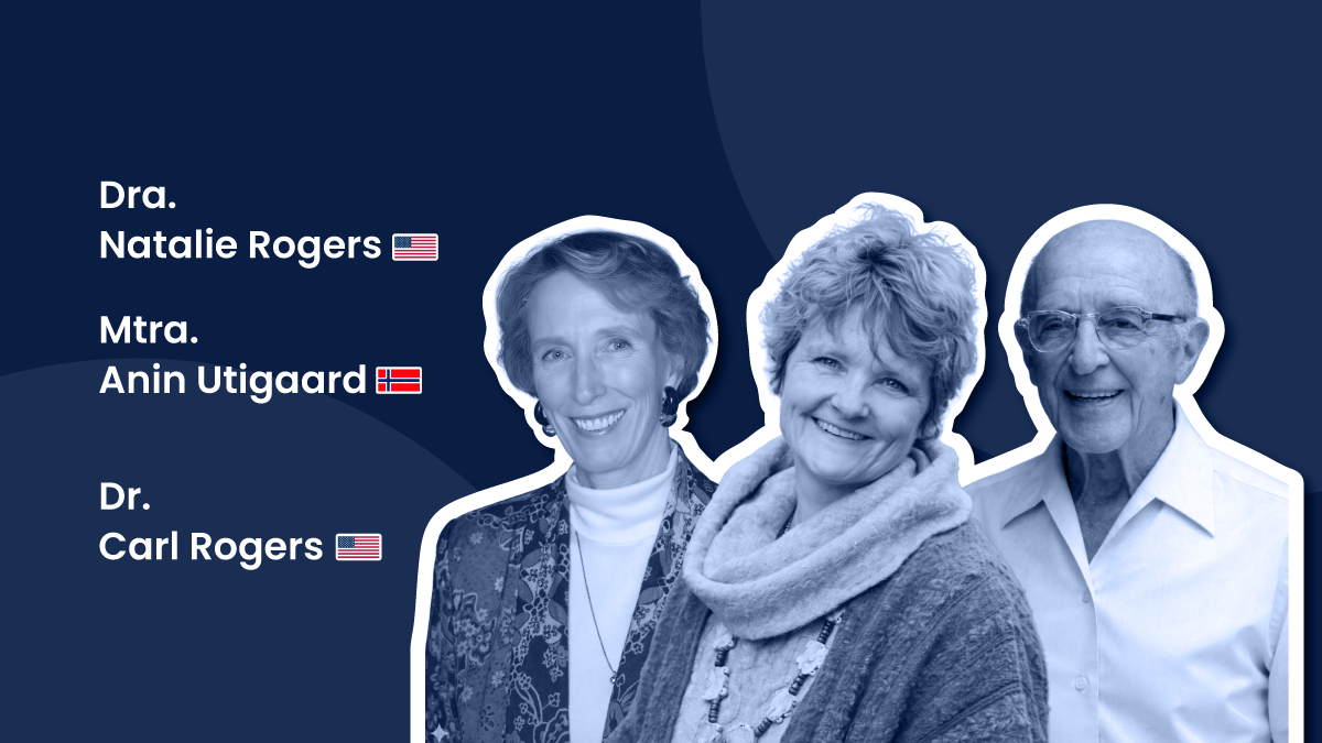 Imagen del curso - Sesión Magistral de Carl Rogers, Natalie Rogers y Anin Utigaard en... - Adipa