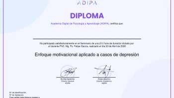 Enfoque motivacional aplicado a casos de depresión