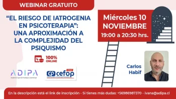 Seminario: El Riesgo de la iatrogenia en Psicoterapia: una aproximación a la complejidad del psiquismo